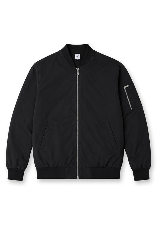 Jed North Men's Men's Premium Bomber Jacket - Black