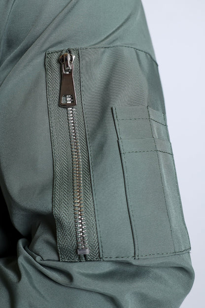 Jed North Men's Men's Premium Bomber Jacket - Olive