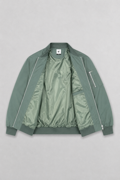 Jed North Men's Men's Premium Bomber Jacket - Olive