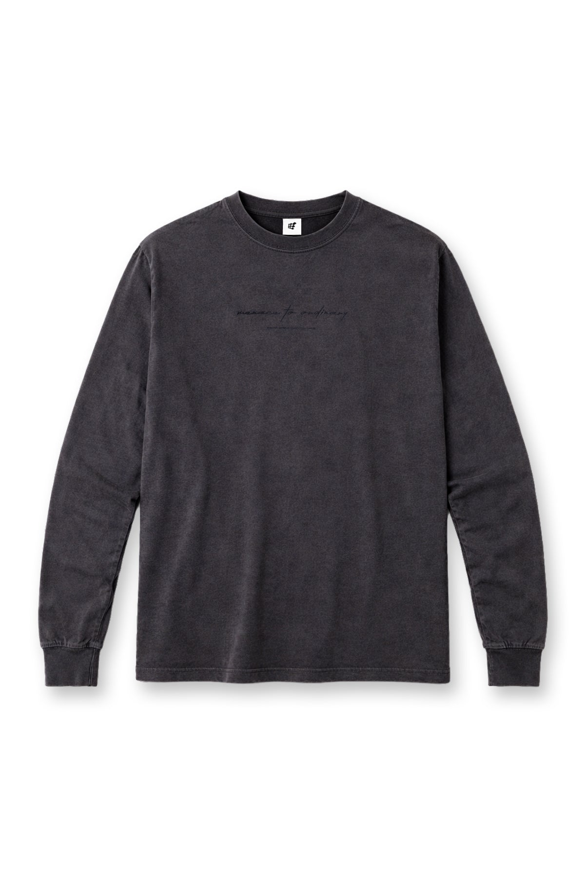 Jed North Men's Vintage Wash Long Sleeve T-Shirt - Black