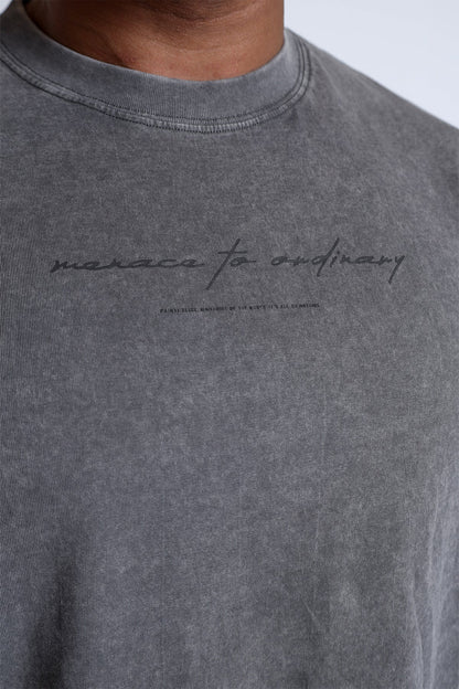 Jed North Men's Vintage Wash Long Sleeve T-Shirt - Storm Gray