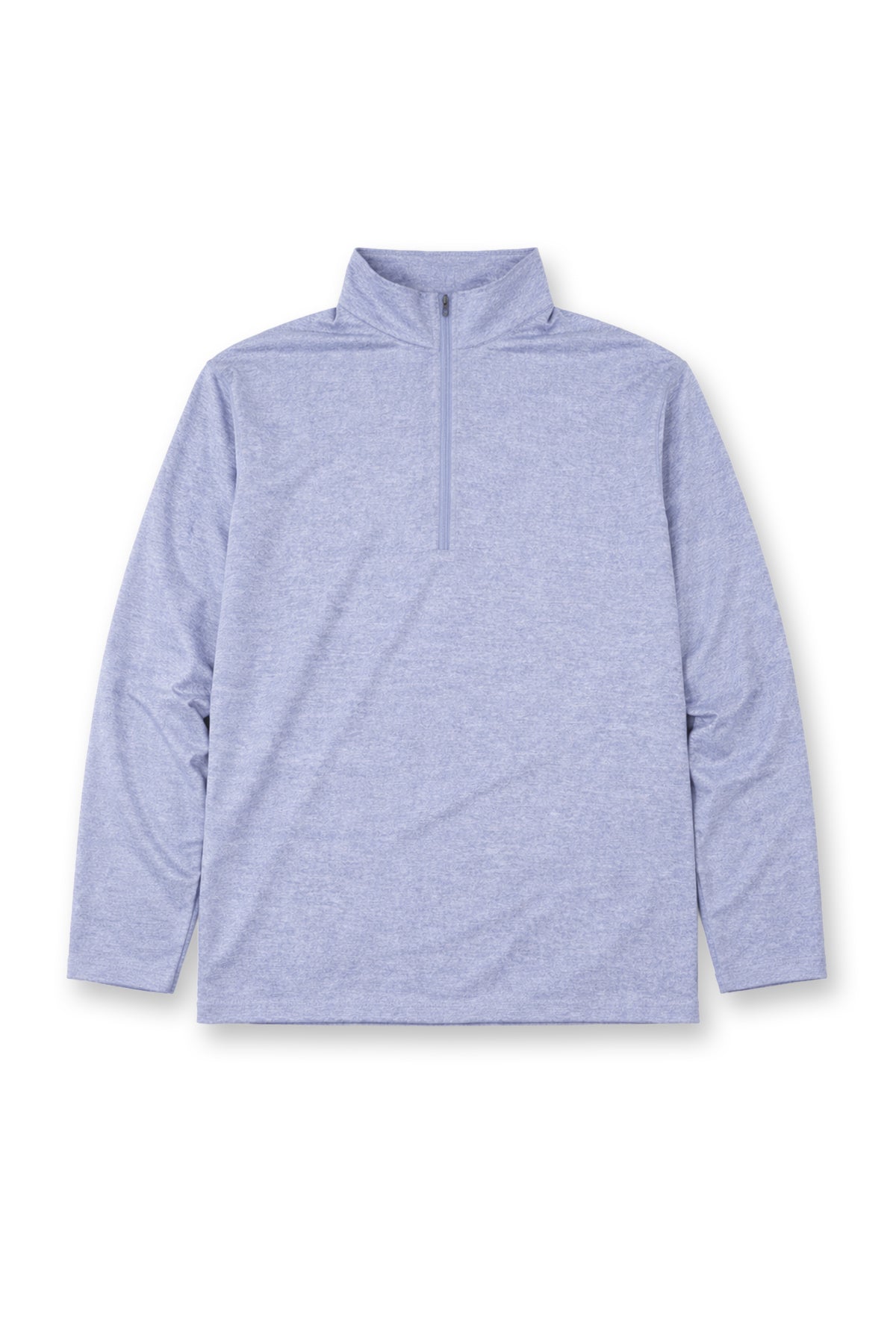 Jed North Men's Quarter-Zip Training Long Sleeve - Heather Blue