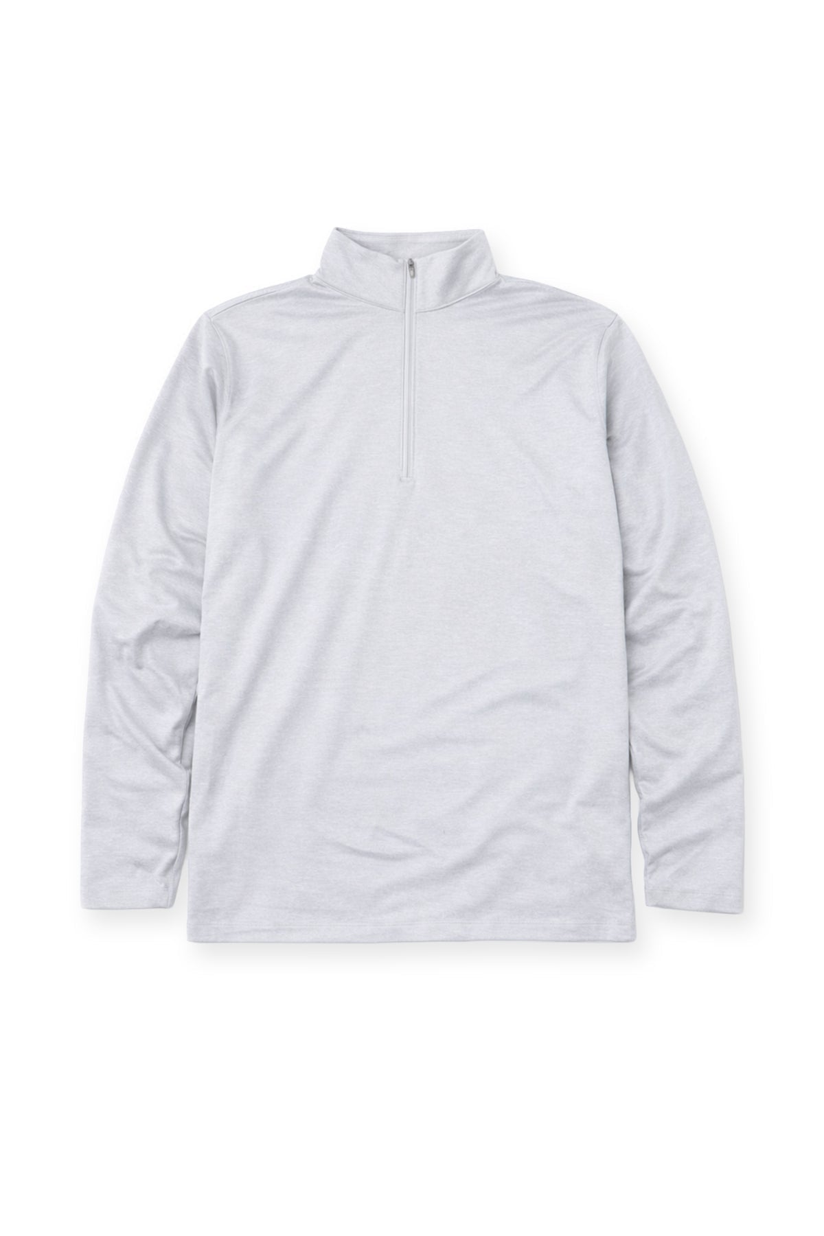 Jed North Men's Quarter-Zip Training Long Sleeve - Heather Gray