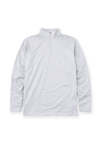 Jed North Men's Quarter-Zip Training Long Sleeve - Heather Gray