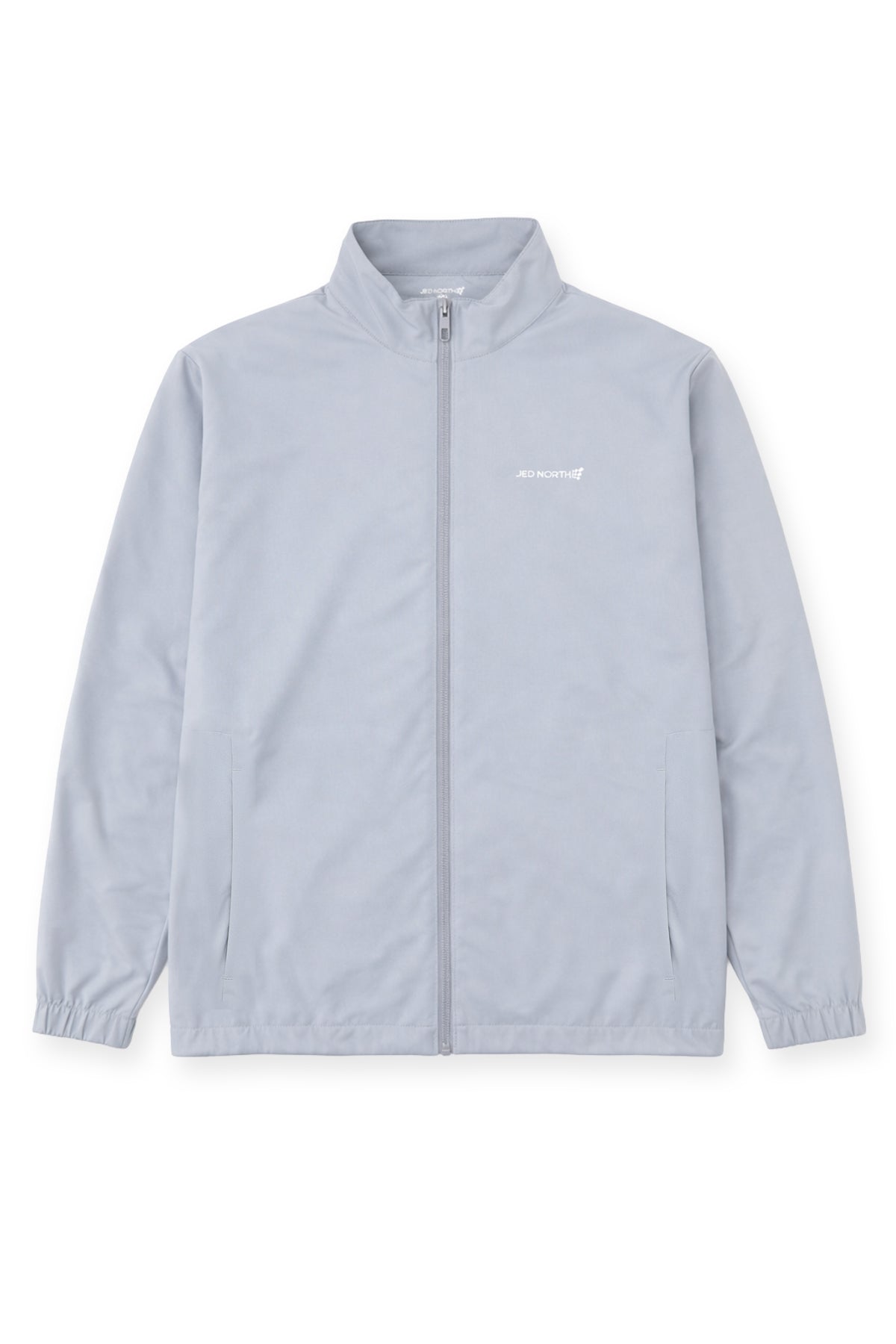 Jed North Men's Premium Athletic Training Jacket - Silver