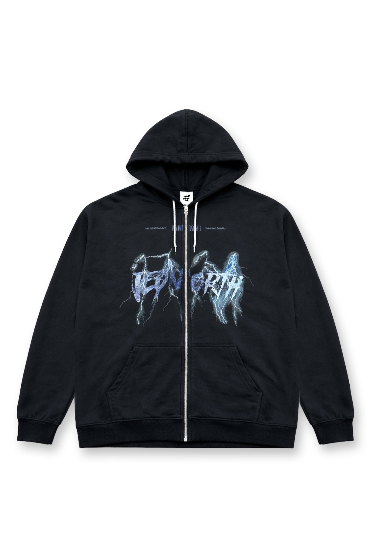 Jed North Men's Limited Edition Zip-Up Hoodie - Lightning Black