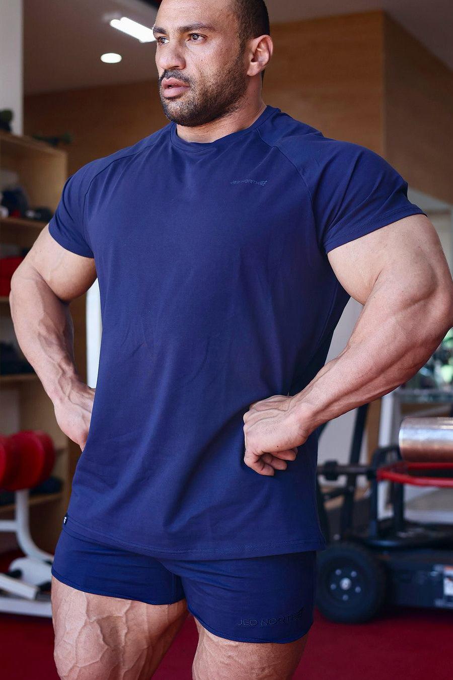 Jed North Men's Titan 2.0 Muscle-Fit T-Shirt - Navy