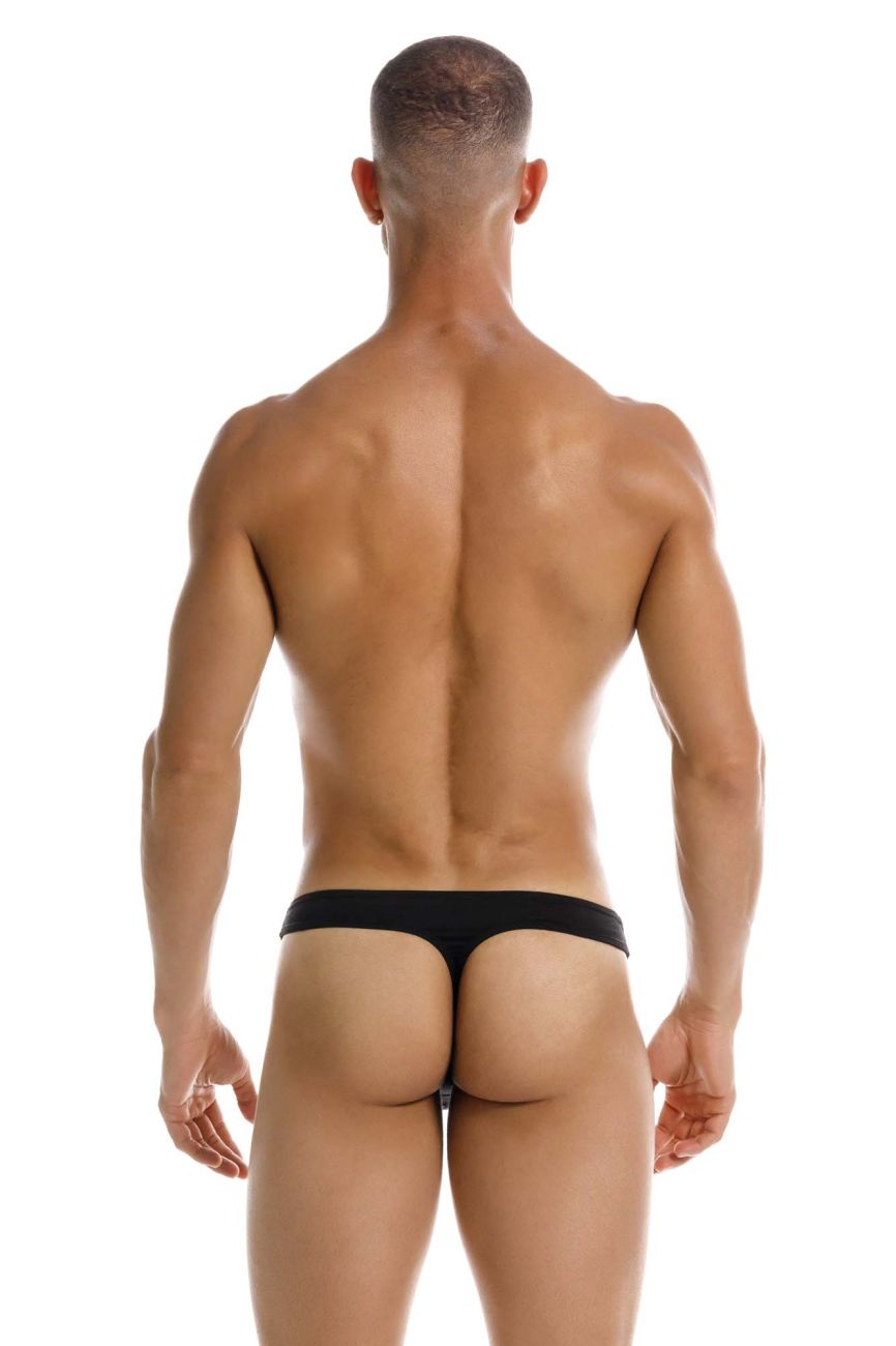 Black jor 2151 apolo thong underwear with smooth form-fitting design shown from the back side