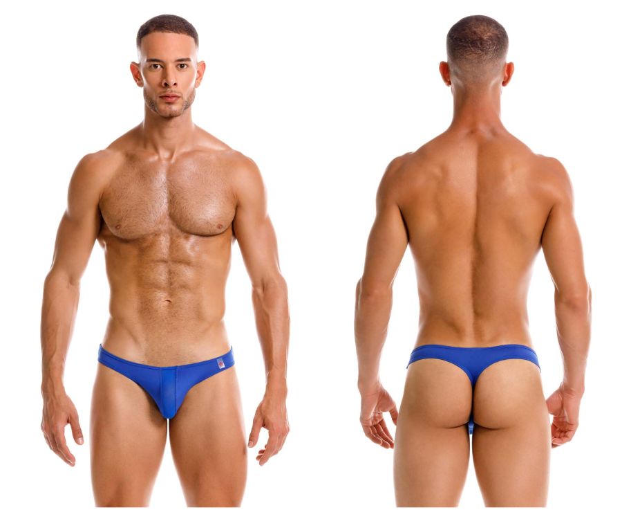 Jor 2151 apolo thongs royal blue men’s briefs with sleek form-fitting design showing front side