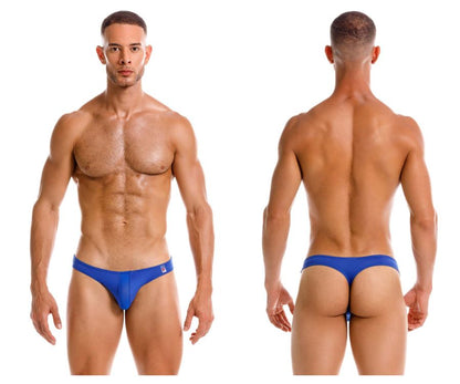 Jor 2151 apolo thongs royal blue men’s briefs with sleek form-fitting design showing front side