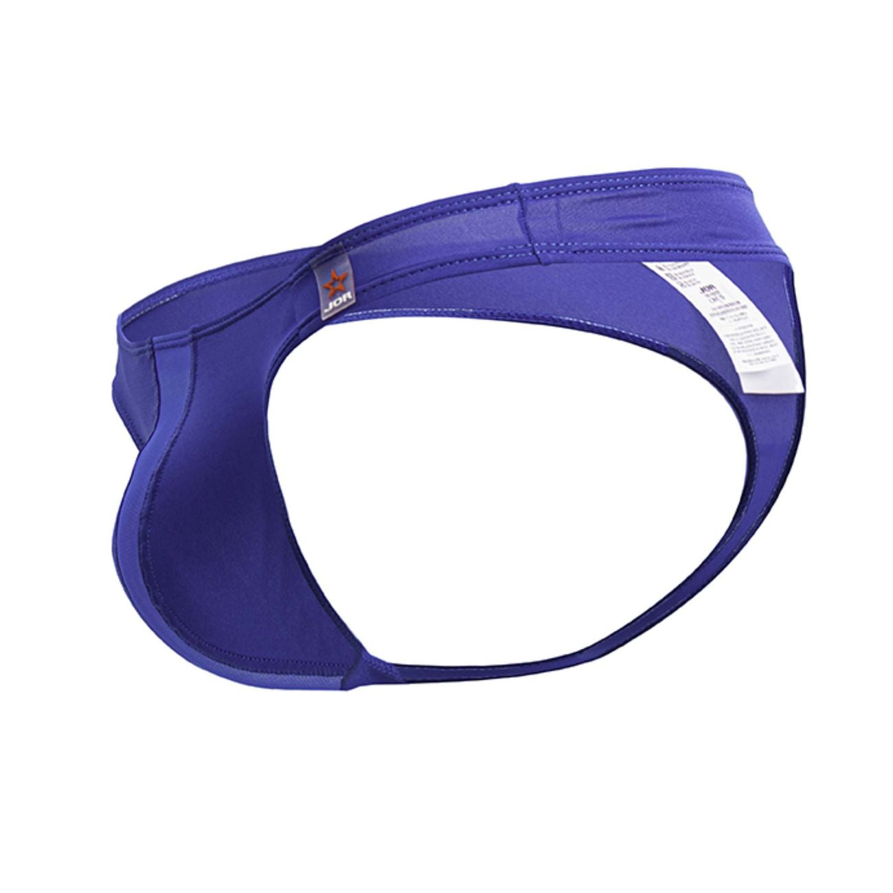 Purple jon brand men’s briefs made of smooth stretchy fabric with a sleek form-fitting design in royal color