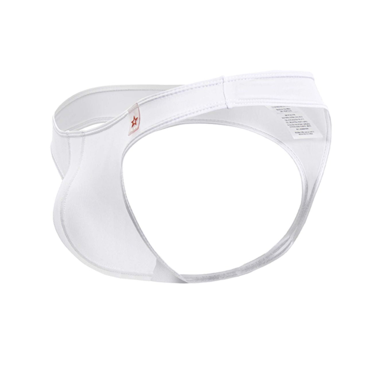 White jor 2151 apolo thongs mens briefs with sleek minimalist design and smooth fabric finish front view