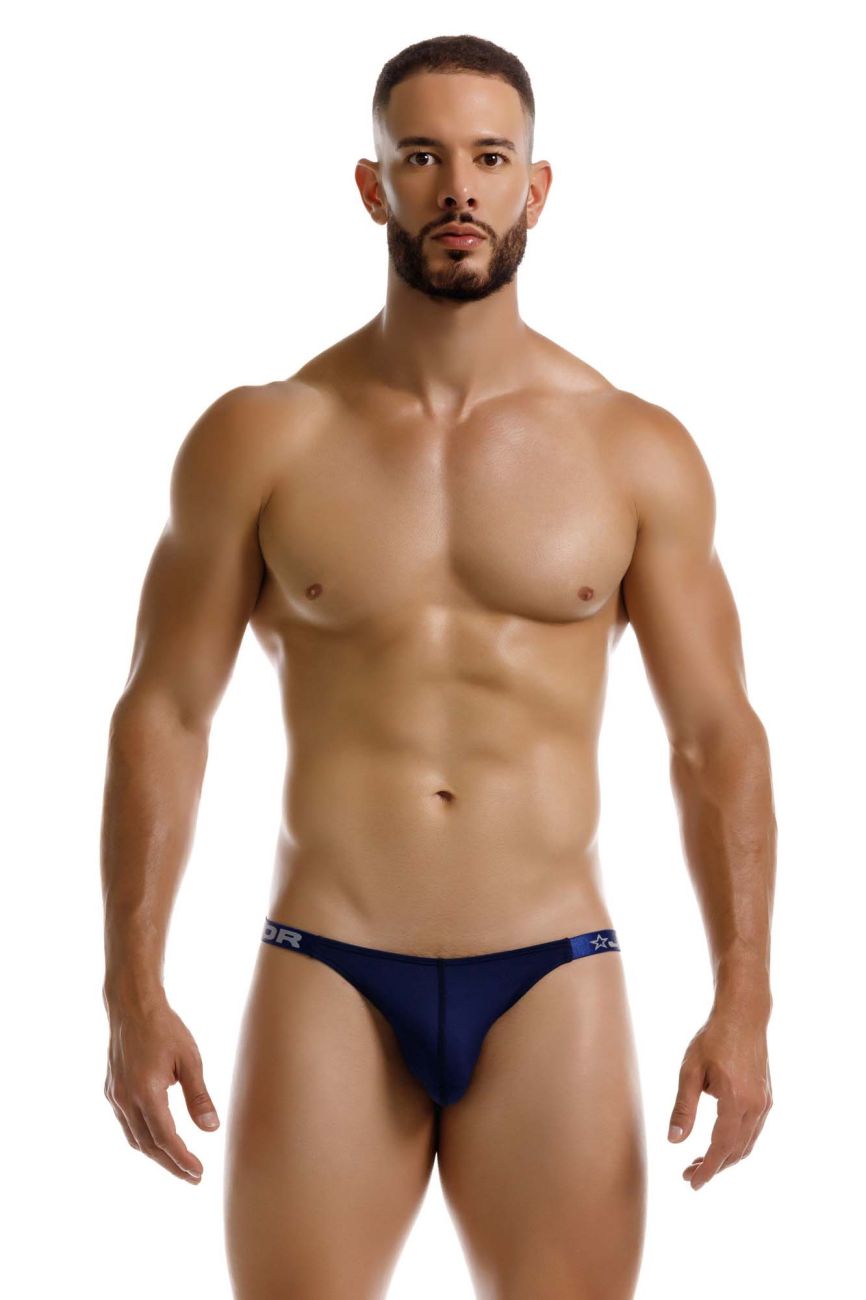 Navy blue jor 2235 eros briefs with subtle logo on waistband for comfortable everyday wear