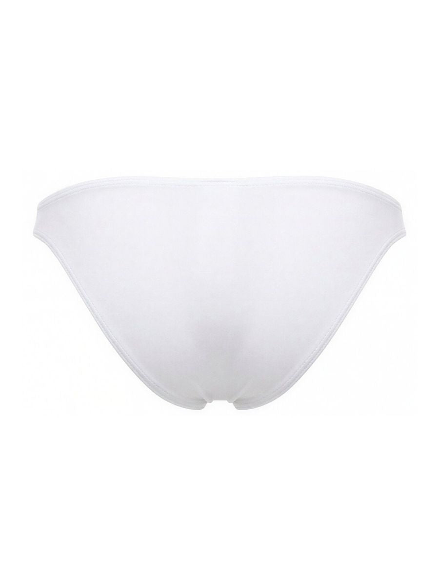 White sheer bikini bottom made of lightweight fabric part of the JOR 2273 Travel Swim Bikini collection