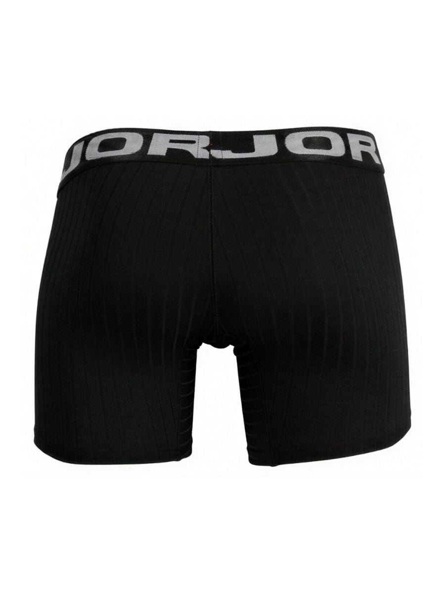 Black jor 2329 cronos boxer briefs with gray jorjor logo band offer comfortable supportive fit