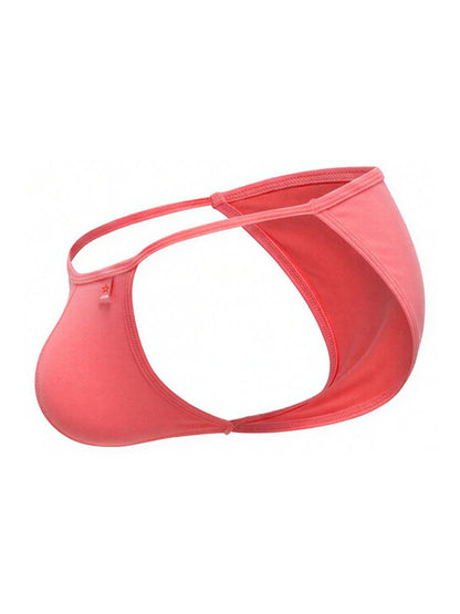 Jor 2358 axel bikini color candy coral-colored form-fitting men’s thong made of smooth stretch fabric with thin straps