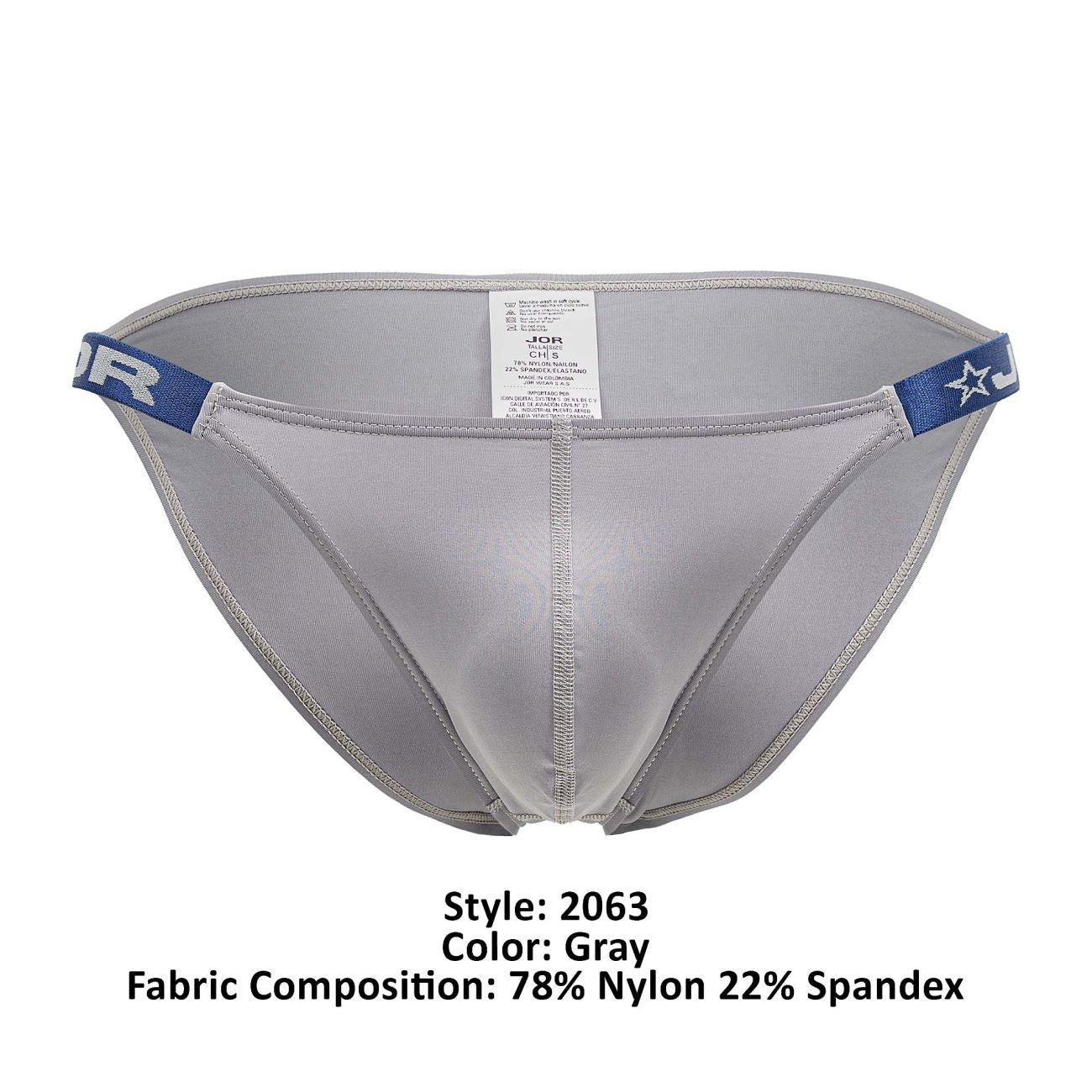 Bikini JOR 2063 Eros Couleur Gris