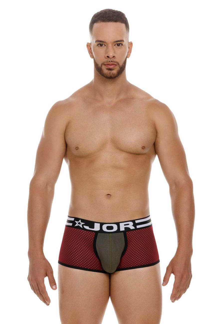 JOR 2076 Boxer militaire couleur vin