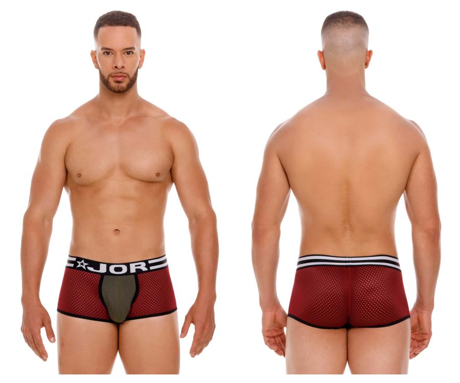 JOR 2076 Boxer militaire couleur vin