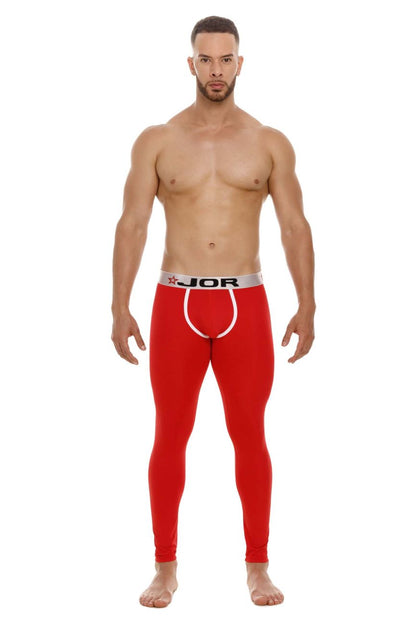 JOR 2078 Winter Lange Unterhose Farbe Rot