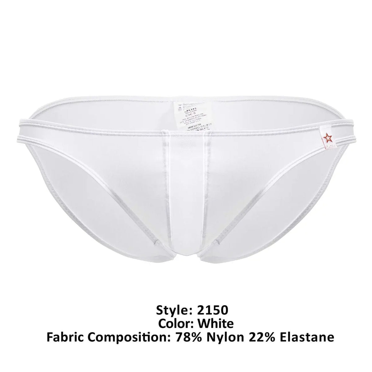 JOR Men's Underwear 2150 Apolo Bikini Color White