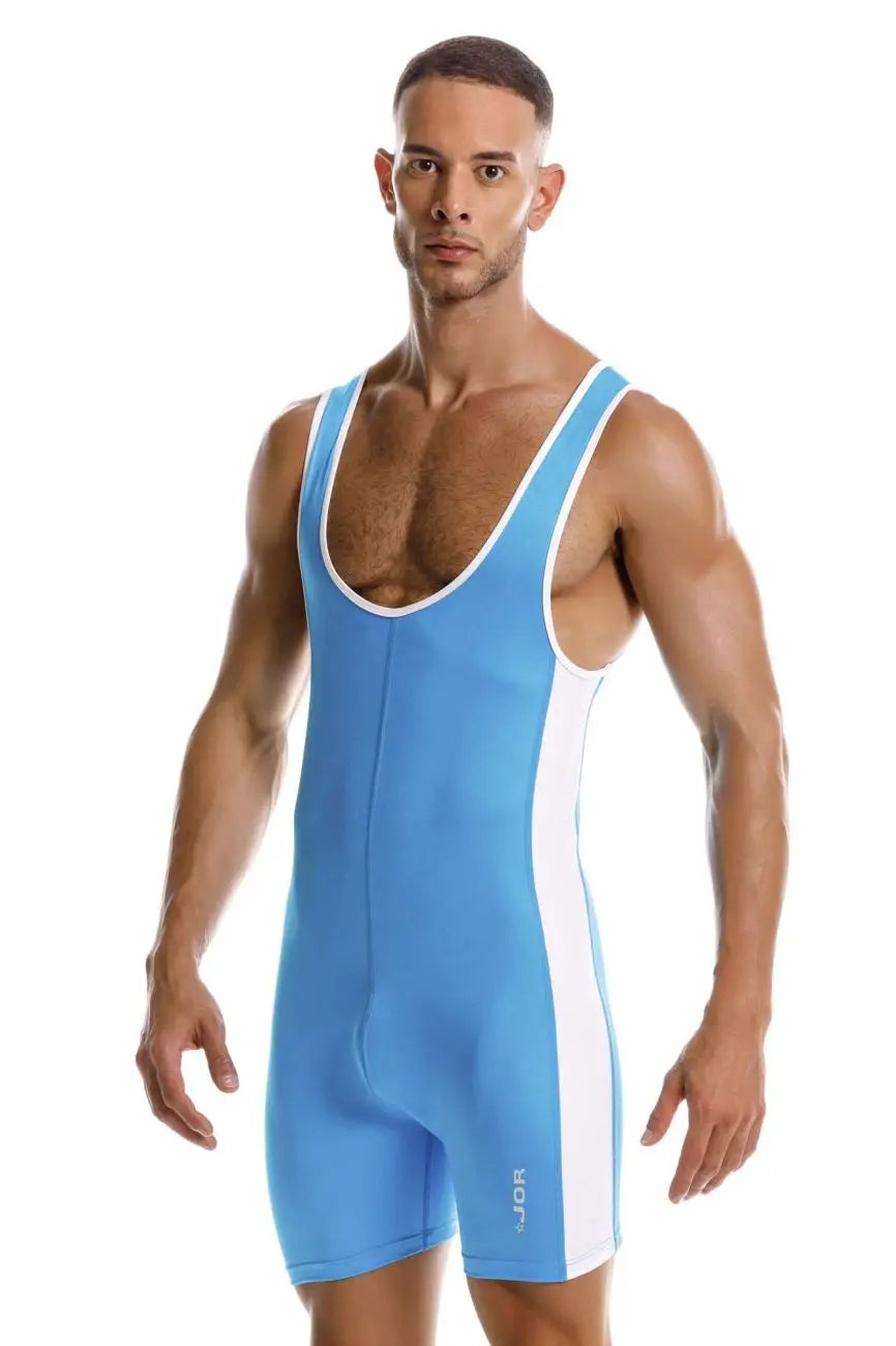 JOR Herren Aktiv- und Bademode 2216 Fighter Bodysuit Farbe Türkis