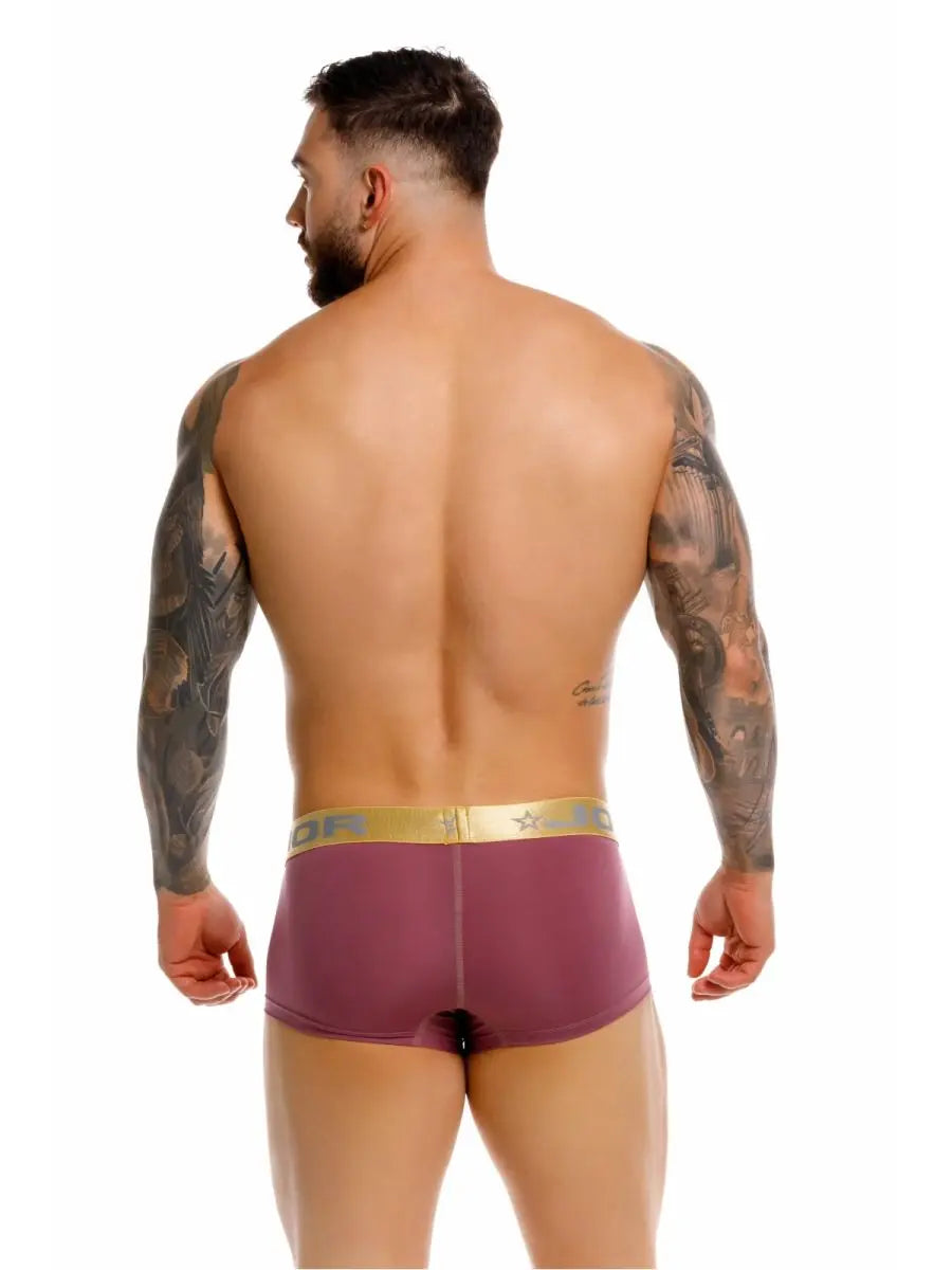 JOR Men's Underwear 2326 Soho Trunks Color Wine