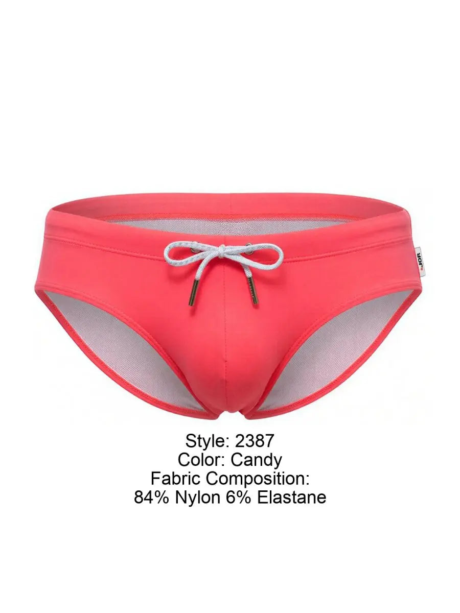 JOR Maillots de bain et vêtements de sport pour hommes 2387 Travel Swim Briefs Couleur Candy