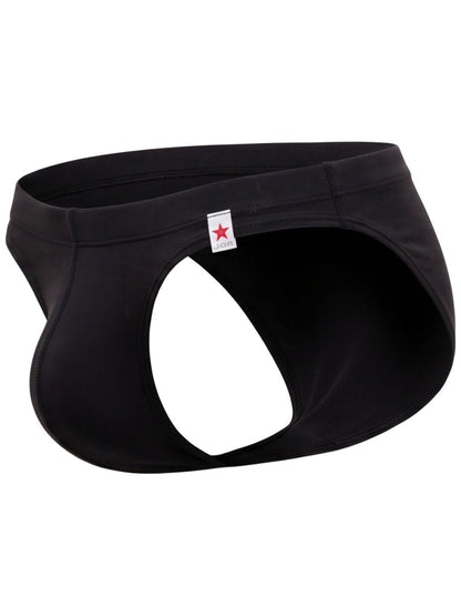 JOR 2450 Sous-vêtements masculins Invisible Briefs Confort Élégant Couleur Noir