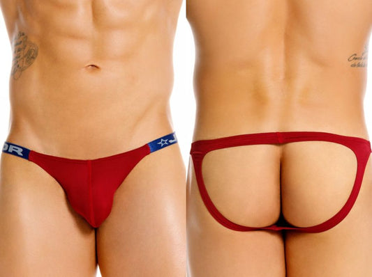 JOR 2458 Sous-vêtement Masculin Jockstrap Élégant Eros Couleur Vin