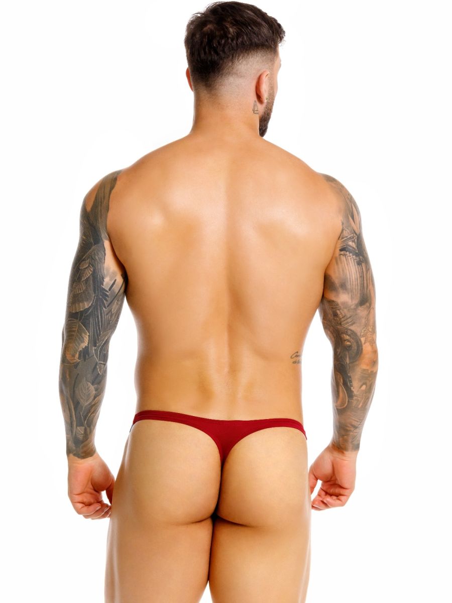 JOR 2459 Herrenunterwäsche Eros String Tanga Enganliegende Passform Farbe Weinrot