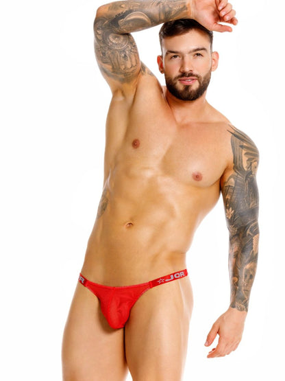 JOR 2465 Sous-vêtement homme Frost Jockstrap Respirant Couleur Rouge