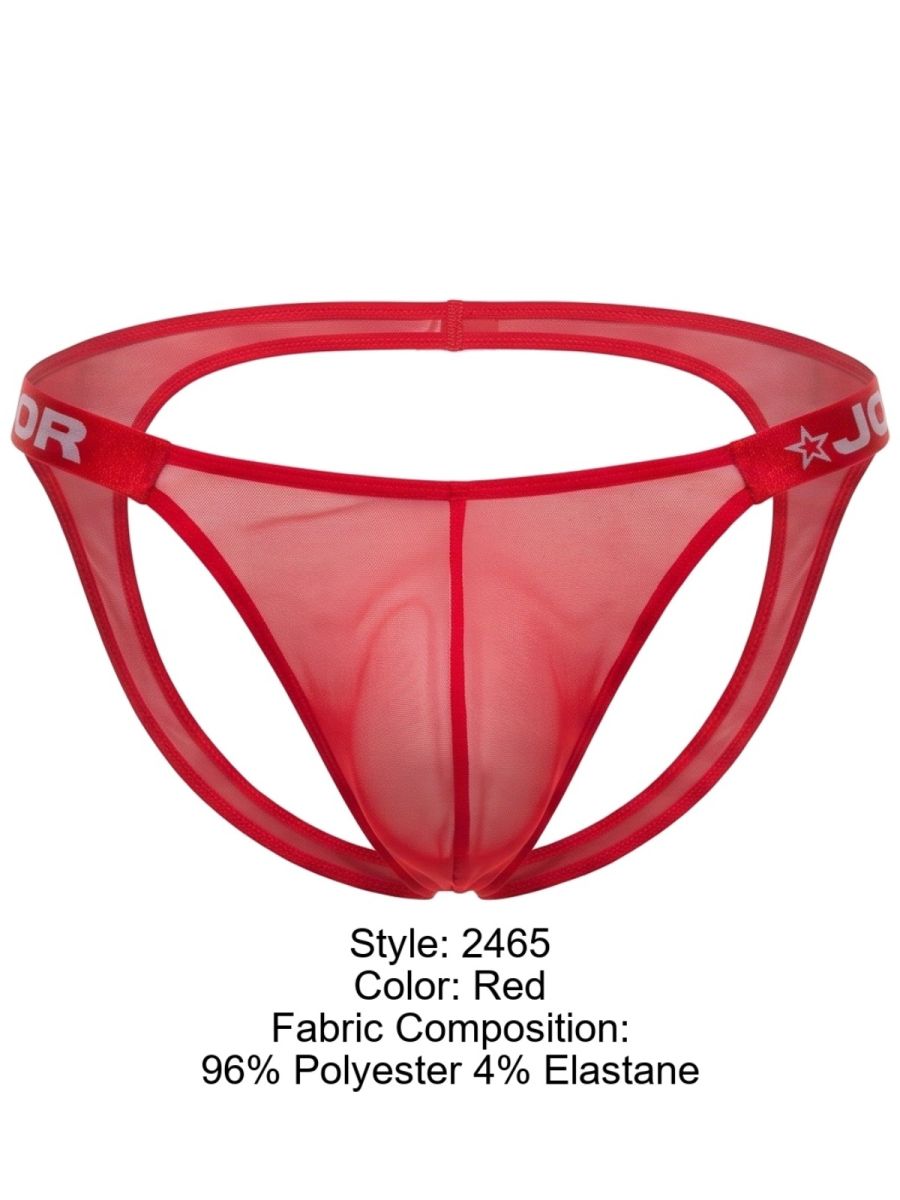 JOR 2465 Sous-vêtement homme Frost Jockstrap Respirant Couleur Rouge