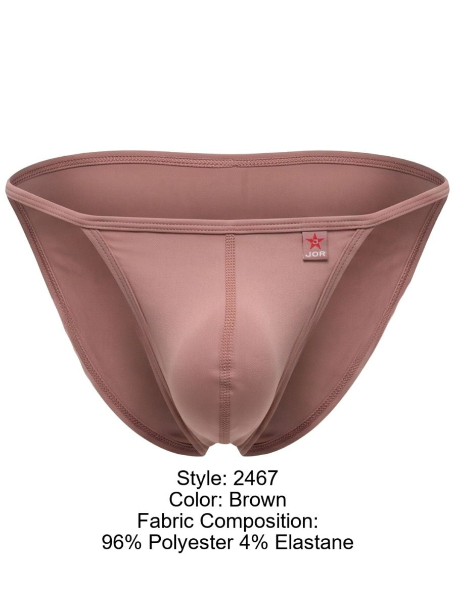 JOR 2467 Herren Unterwäsche Axel Minimalist Briefs Farbe Braun