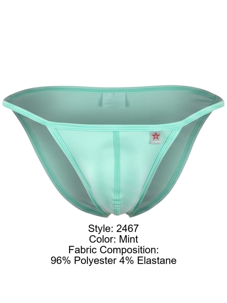 JOR 2467 Herrenunterwäsche Axel Minimalistische Slips Farbe Mint