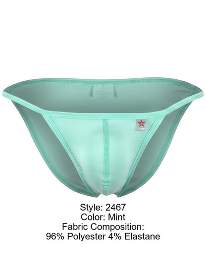 JOR 2467 Herrenunterwäsche Axel Minimalistische Slips Farbe Mint