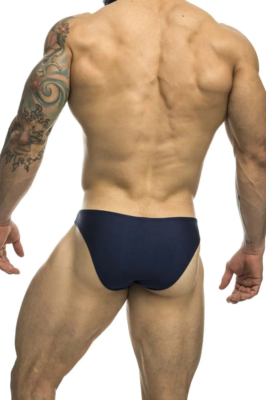 JUSTIN+SIMON Sous-vêtements pour hommes XSJ01 Bikini Classique Couleur Marine