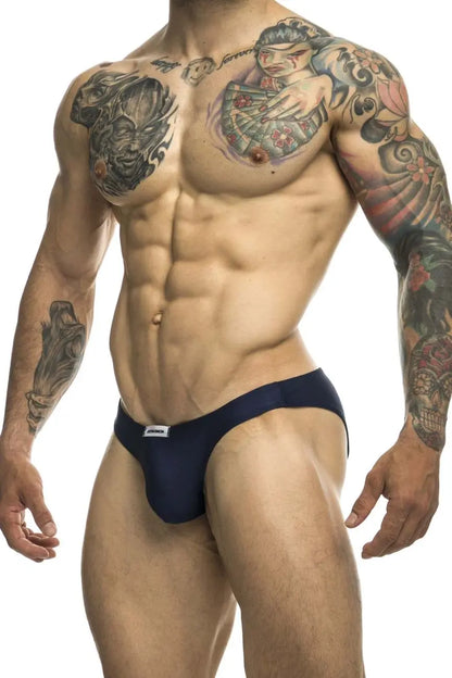 JUSTIN+SIMON Sous-vêtements pour hommes XSJ01 Bikini Classique Couleur Marine