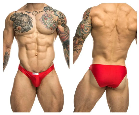 JUSTIN+SIMON Herren Unterwäsche XSJ01 Classic Bikini Farbe Rot