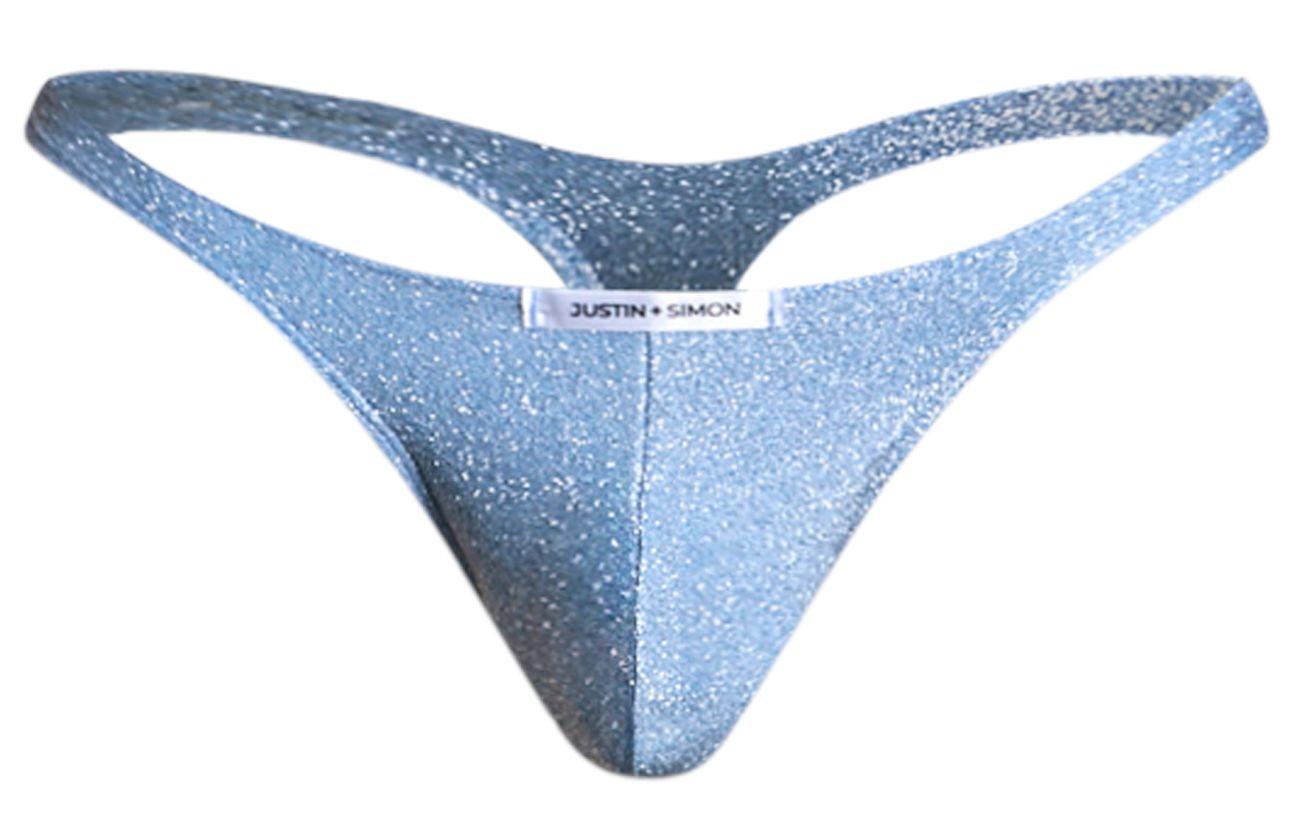 JUSTIN+SIMON XSJ03 Classic Thongs Color Lurex Blue