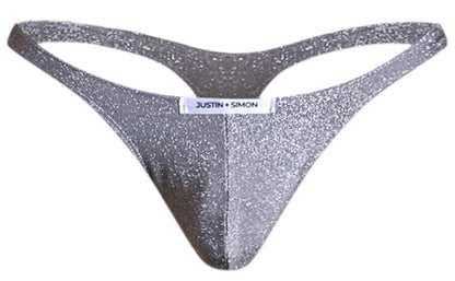 JUSTIN+SIMON XSJ03 Classic Thongs Color Lurex Gray