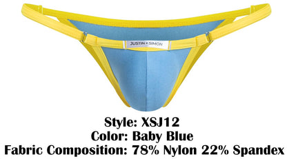 JUSTIN+SIMON XSJ12 Bikini Farbe Babyblau