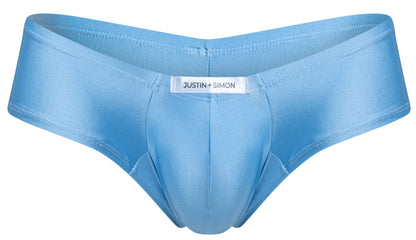 JUSTIN+SIMON XSJ13 Cheeky Bulge Boxer Color Baby Blue