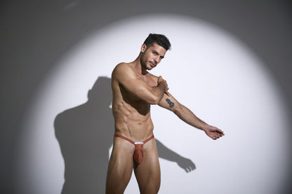 JUSTIN+SIMON XSJBU02 Bulge Thongs Color Ochre