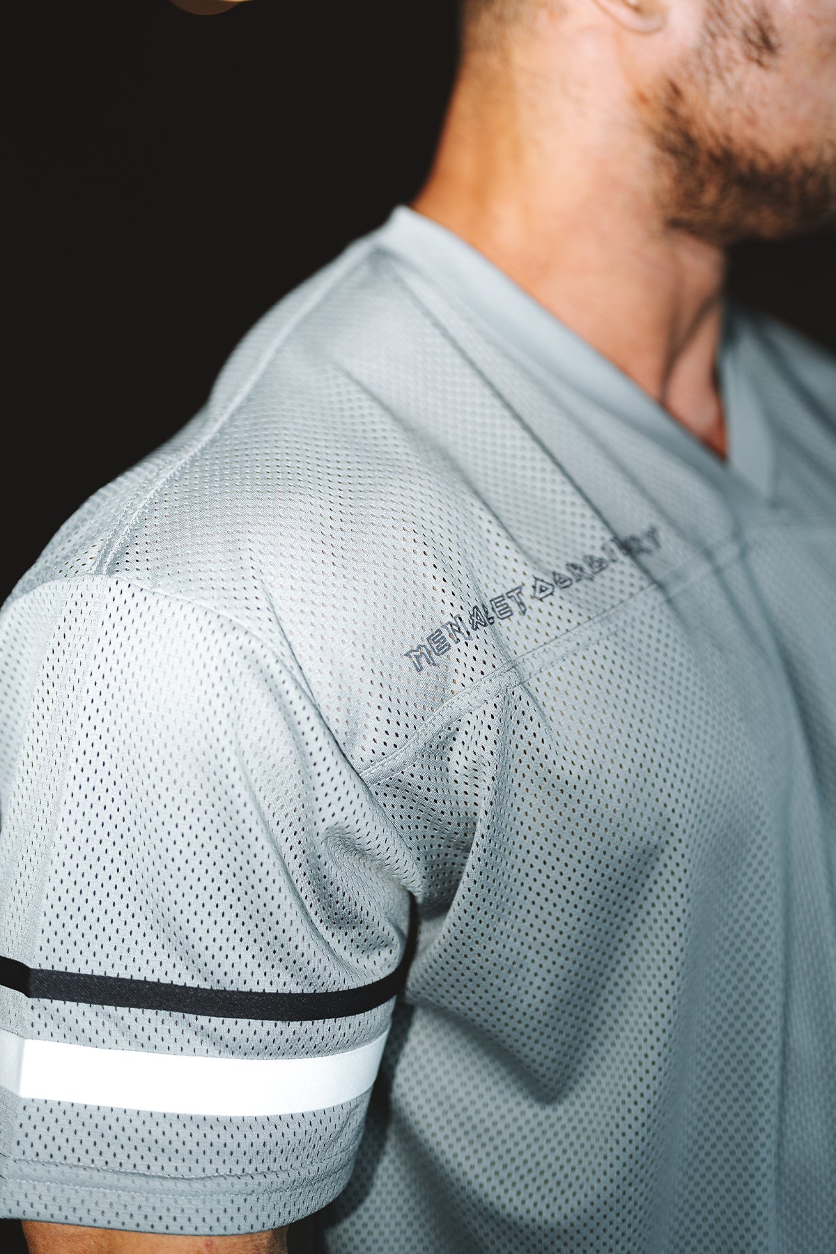 Jed North Men's Jed North Warrior V-Neck Jersey - Gray