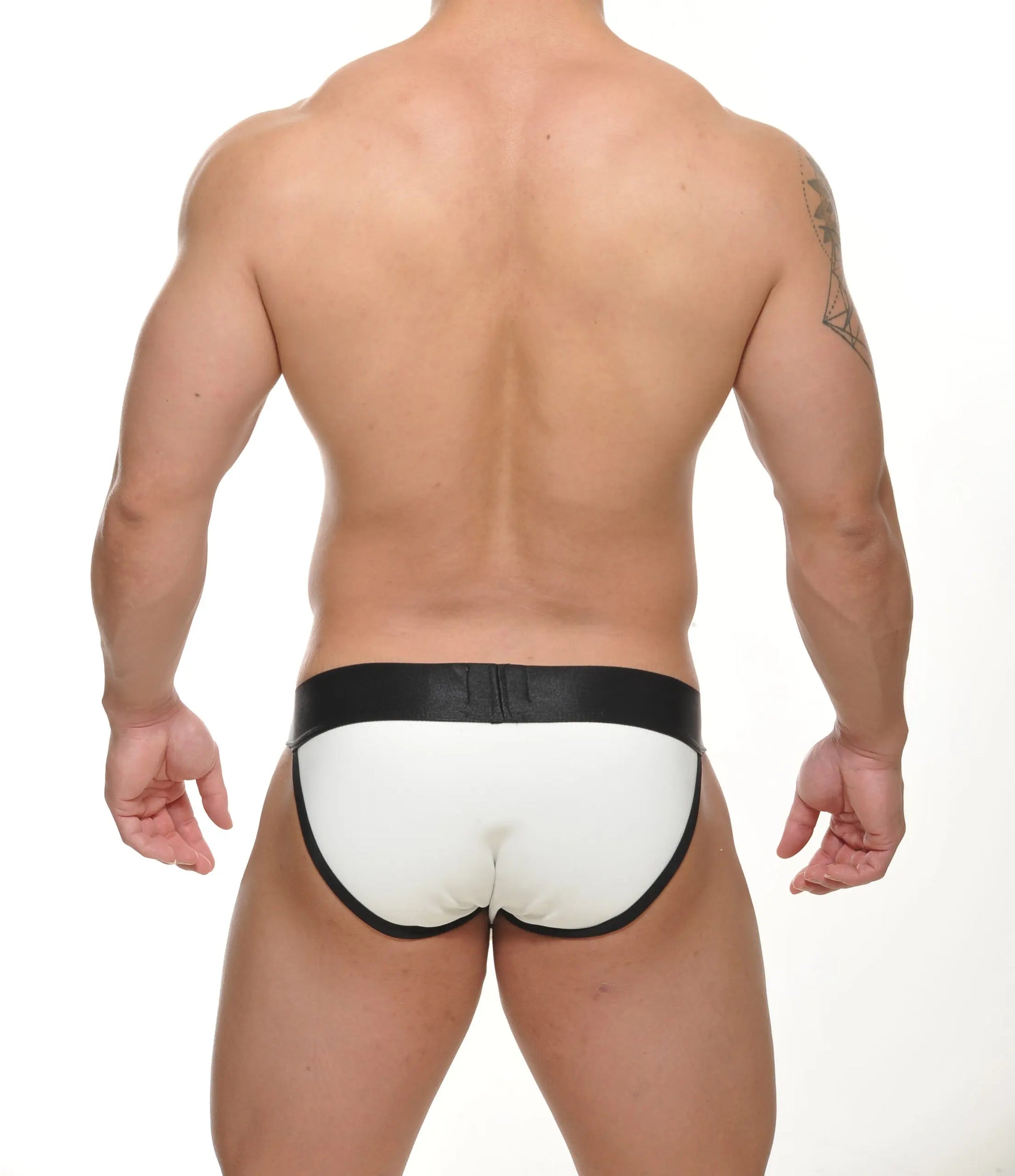 Kody brief white and black briefs with a sleek minimalist design made from soft breathable fabric for everyday comfort