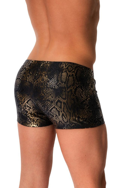 MANstore Guywear M2579 Beach Micro Pant - Black/Gold