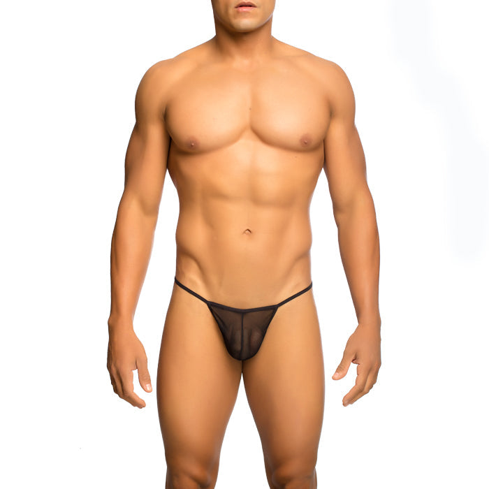 String transparent à dos en T pour homme Mob