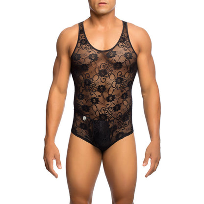 Mob Spitzen-Bodysuit für Herren