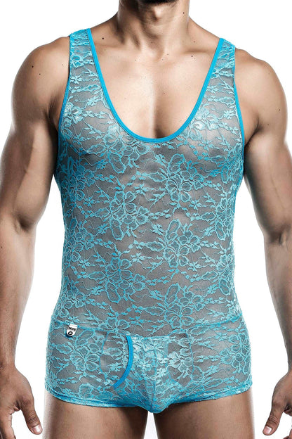 Mob Spitzen-Bodysuit für Herren